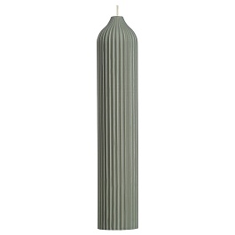 Свеча декоративная 25,5 см Tkano Edge шалфей