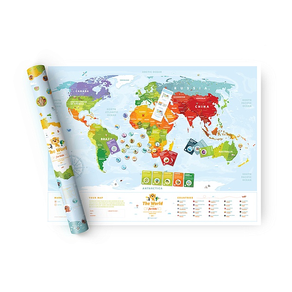 Карта Travel Map Kids sights