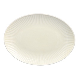 Блюдо овальное 33 см DALIA цв. кремовый