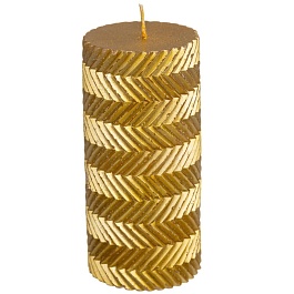 Свеча ароматизированная 15 см Andrea Fontebasso Lux Aurea золото