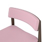 Стул барный aska, рогожка, венге/розовый