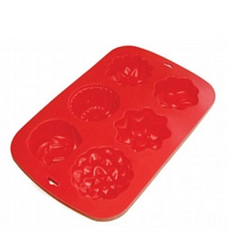 Форма из силикона "Шесть цветков"