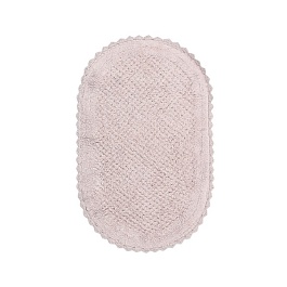Hanna (пудра) Коврик для ванной кружевной 60х100