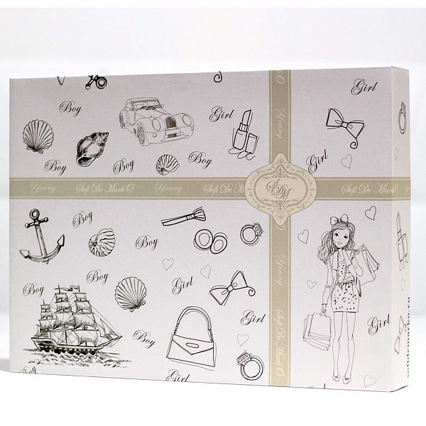 Комплект постельного белья детский Sofi de Marko Пигги серый