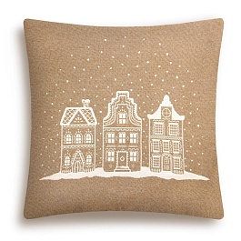 Подушка 45 х 45 см Le Gobelin Нидерланды бежевая