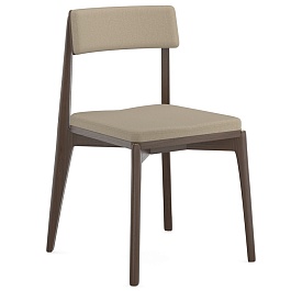 Стул рогожка Latitude Aska венге-бежевый