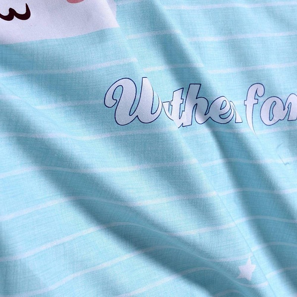 Комплект постельного белья Sofi de Marko Весёлые тучки голубой