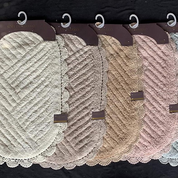 Набор ковриков для ванной Sofi de Marko Emma 2 шт бежевый