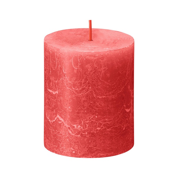 Свеча 6,8 х 8 см Bolsius Shine Рустик цветущий розовый