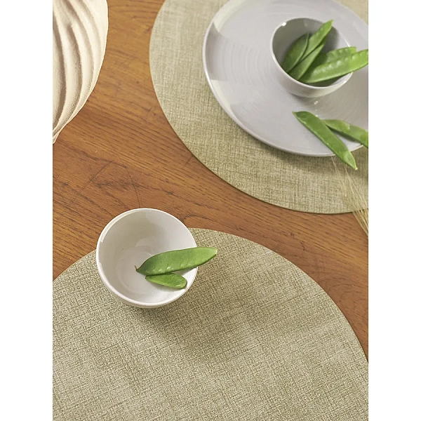 Набор салфеток сервировочных  Ø35 см Leanera мятные