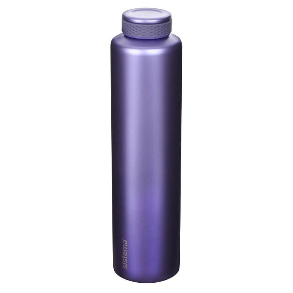 Стальная бутылка 600 мл Sistema Chic фиолетовый