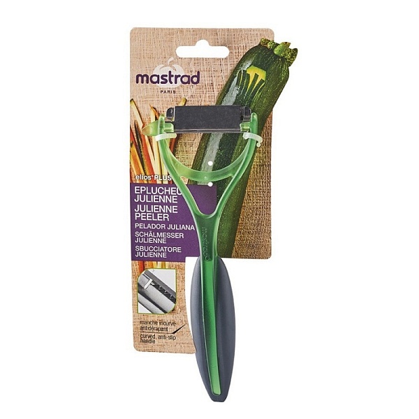 Нож для чистки овощей и фруктов Mastrad Elios Plus зеленый