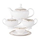 Сервиз чайный 6 персон/21пр. Вивьен, костяной фарфор