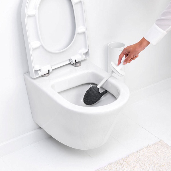 Туалетный ёршик с подставкой Brabantia MindSet белый