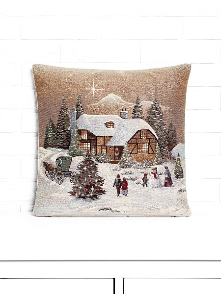 Подушка 45х45 см Новогодний вечер