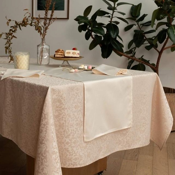 Скатерть 150 х 220 см Sofi de Marko Бекки бежевый
