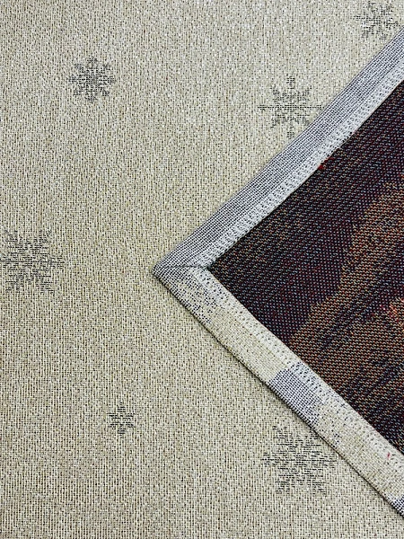 Дорожка 44 х 180 см Le Gobelin Новогодние каникулы серебро