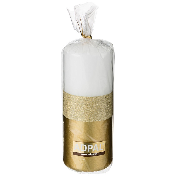 Свеча 15 см Adpal Brilliant Gold