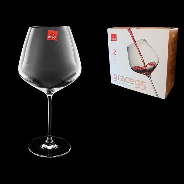 Набор бокалов для вина 950 мл Rona Grace 2 шт