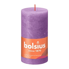 Свеча 6,8 х 13 см Bolsius Shine Рустик фиолетовый