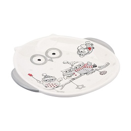 Керамическая тарелка "Совы" 18 см