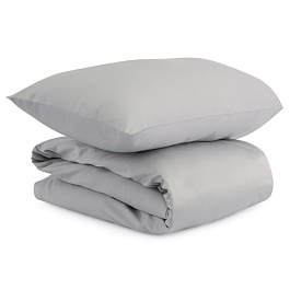 Комплект постельного белья из сатина 110 x 140 см Tkano Essential светло-серый