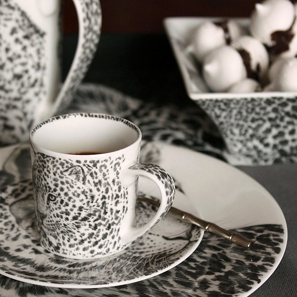 Салатник квадратный 15,5 х 15,5 см Taitu Wild Spirit Leopard