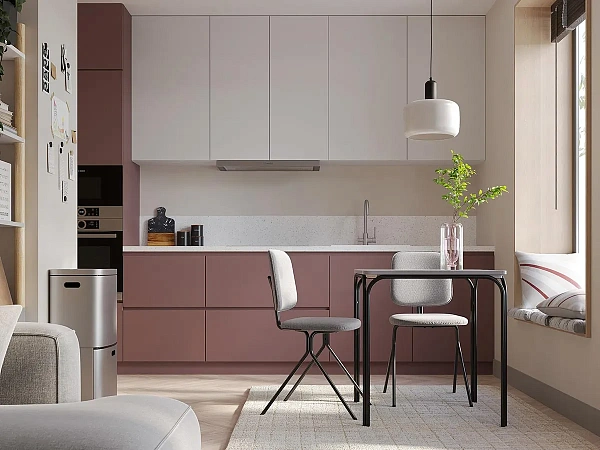 Доска сервировочная Marm, 21,5 х 33,5 см, черный мрамор/акация