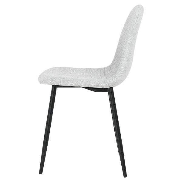 Стул chilli, рогожка, светло-серый