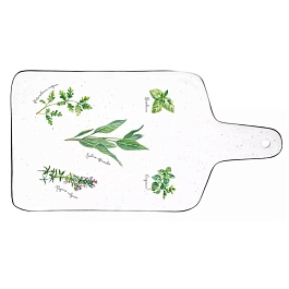 Доска для сыра фарфоровая 34,5 х 18 см Easy Life Herbarium