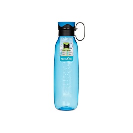 Бутылка для воды с петелькой 850 мл Sistema Тритан синий
