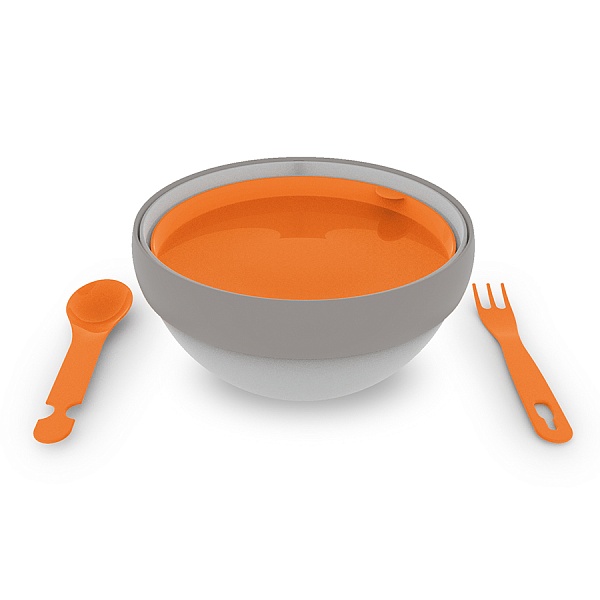 Ланч-бокс для салатов Guzzini Zero серый