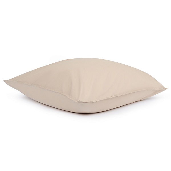 Набор наволочек из органического стираного хлопка 70 x 70 см Tkano Essential 2 шт бежевый