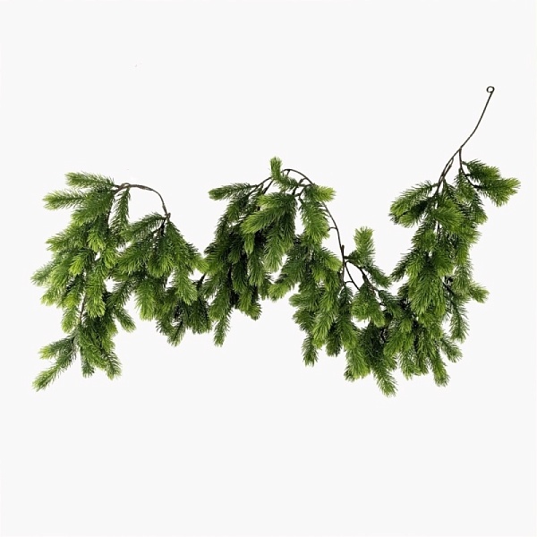 Гирлянда еловая 170 см Азалия зеленая