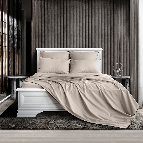Комплект постельного белья 1,5 - спальный Soft Silver, песчаный берег