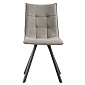 Стул tristan, серый, велюр