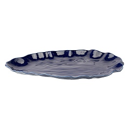 Блюдо сервировочное Tkano Sea treasures Clams синий