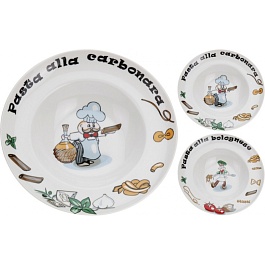 Тарелка в ассортименте "Pasta alla carbonara"