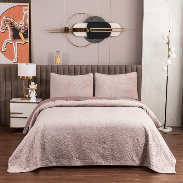 Мелисса (пепел роза) Покрывало 160х220