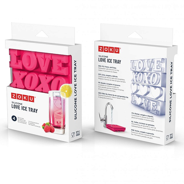 Форма для льда Zoku Love