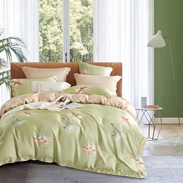 Комплект постельного белья евро Melograno Paradiso Tencel