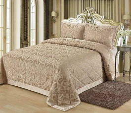 Комплект покрывало и наволочки 240 x 260 см Sofi de Marko Цицилия молоко