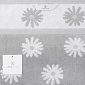Полотенце банное 70 х 140 см Lasa Home Allegri Flowers серый