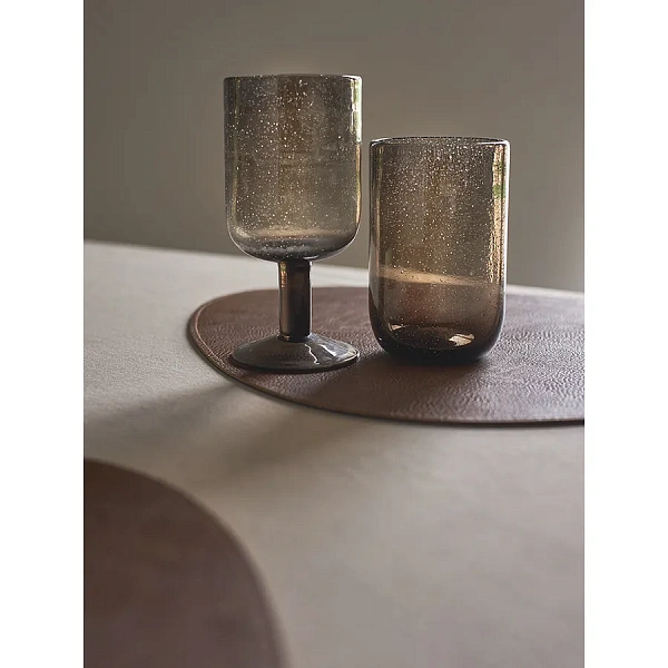 Набор салфеток сервировочные  4шт 33 х 41 см, Drop синий/коричневый