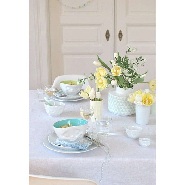 Чаша 500 мл Tassen Grinning белый-фисташковый