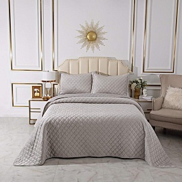 Натаниэль (св серый) Покрывало 160х220