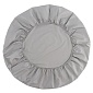 Простыня круглая на резинке из сатина 75 х 75 см Tkano Essential светло-серый