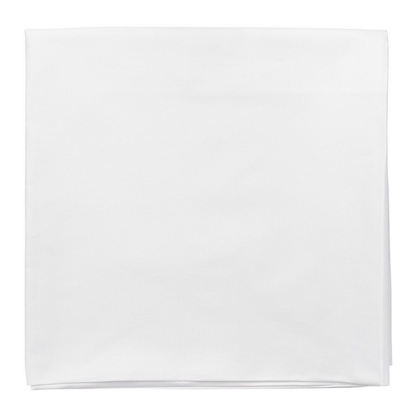 Скатерть с фактурным жаккардовым рисунком 180 х 180 см Tkano Essential белый