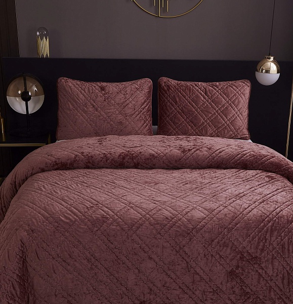 Комплект покрывало и наволочки 240 х 260 см Sofi de Marko Селена терракот