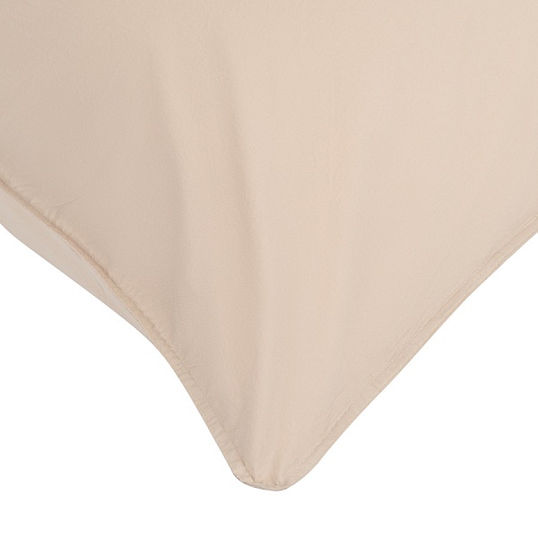 Набор наволочек из органического стираного хлопка 70 x 70 см Tkano Essential 2 шт бежевый